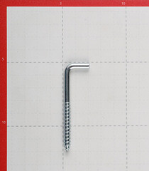 Шуруп с Г-образным крюком 6,0x70 мм (2 шт.) - фото 3