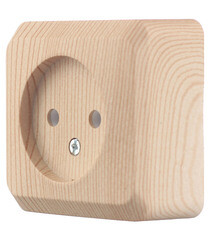 Розетка Systeme Electric Этюд накладная сосна (PA16-001D) - фото 3