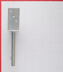 Опора колонны бруса U-образная оцинкованная d19 100х325х120х4 мм - фото 3