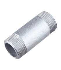 Бочонок 3/4 НР(ш) х 3/4 НР(ш) стальной оцинкованный - фото 1