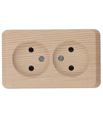 Изображение товара Розетка Systeme Electric Этюд накладная сосна (PA16-005D)