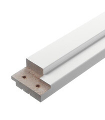 Коробка дверная 70х34х2070 мм (720 мм) финишпленка белая с петлями (2,5 шт.) - фото 1