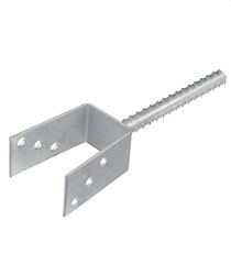 Опора колонны бруса U-образная оцинкованная d19 70х325х120х4 мм - фото 2