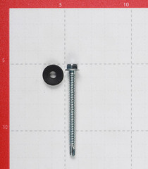 Саморезы кровельные с буром 64х5,5 мм металл-металл оцинкованные (30 шт.) - фото 2