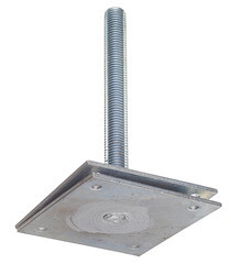 Анкер регулировочный оцинкованный М20 h200 120х120х4 мм - фото 4