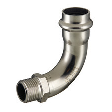 Отвод Valtec d22 мм х 1/2 НР(ш) 90° нержавеющая сталь (VTi.957.I.002204)
