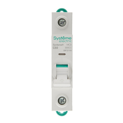 Автоматический выключатель модульный Systeme Electric Systeme9 1P 50А тип C 6 кА 230 В (S9F22150)