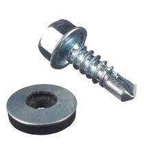 Саморезы кровельные с буром 19х5,5 мм металл-металл оцинкованные (70 шт.) - фото 2