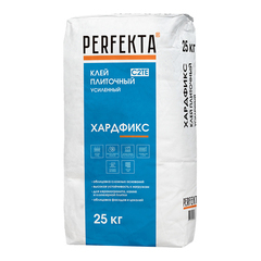 Клей для плитки/ керамогранита/ мозаики/ камня Perfekta Хардфикс усиленный серый класс C2 TE 25 кг