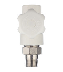 Клапан полипропиленовый Valtec 20 мм х 1/2 НР(ш) для радиатора с американкой (VTp.717.V.02004) - фото 4