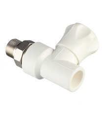 Клапан полипропиленовый Valtec 25 мм х 3/4 НР(ш) для радиатора с американкой (VTp.717.V.02505) - фото 6