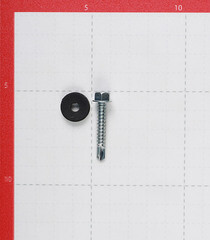 Саморезы кровельные с буром 32х5,5 мм металл-металл оцинкованные (250 шт.) - фото 2