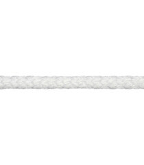 Шнур вязаный полипропиленовый 8 прядей белый d5 мм 15 м