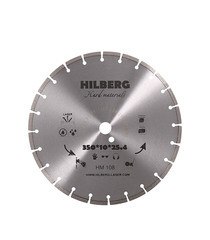 Диск алмазный по бетону Hilberg (HM108) 350x25,4x3,2 мм сегментный сухой рез