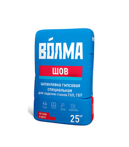 Шпаклевка гипсовая ВОЛМА Шов 25 кг — купить в Петровиче в Санкт ...