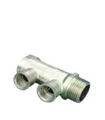 Коллектор Valtec (VTc.550.N.0502) 3/4 ВР(г) х 2 выхода 1/2 ВР(г) х 3/4" НР(ш)