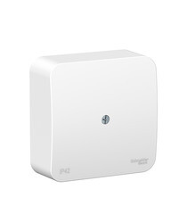 Коробка распределительная Systeme Electric Blanca BLNRK000011 открытая установка белая IP42 влагозащищенная