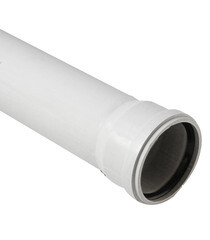Труба канализационная Pro Aqua Stilte Plus d58x1500 мм пластиковая шумопоглощающая для внутренней канализации