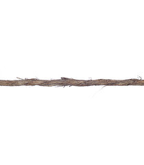 Веревка крученая пеньковая 2 пряди d1,5 мм 40 м набор (3 шт.)