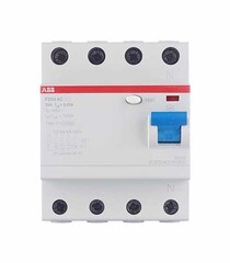 УЗО ABB S F204 25А 30 мА 4P тип АС 10 кА (2CSF204001R1250)