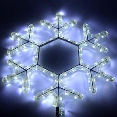 Светодиодная фигура Neon-Night уличная Снежинка белая (501-212-1)