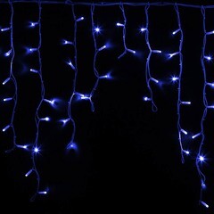 Гирлянда светодиодная Neon-Night уличная Бахрома синяя 5,6х0,9 м (255-283)
