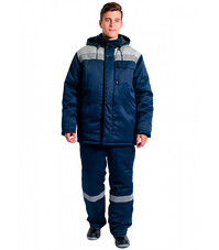 Куртка рабочая утепленная Delta Plus Экспертный-Люкс 48-50 рост 170-176 см синяя/серая