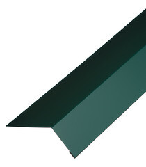 Планка карнизная для гибкой черепицы Grand Line 100х60 мм 2 м зеленая RAL 6005