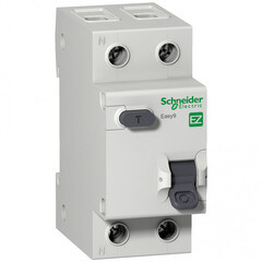 Автомат дифференциальный Schneider Electric Easy9 10А 30 мА 1P+N тип АС 4,5 кА (EZ9D34610)