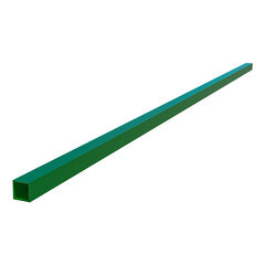 Столб для забора 50х50х1,5 мм 3 м зеленый RAL 6005