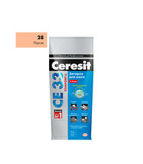 Затирка цементная Церезит CE 33 28 персик 2 кг