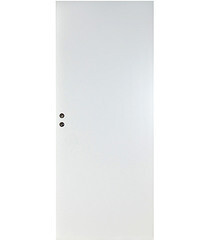 Дверное полотно Olovi белое гладкое глухое 645х2040 мм с притвором (М7х21)